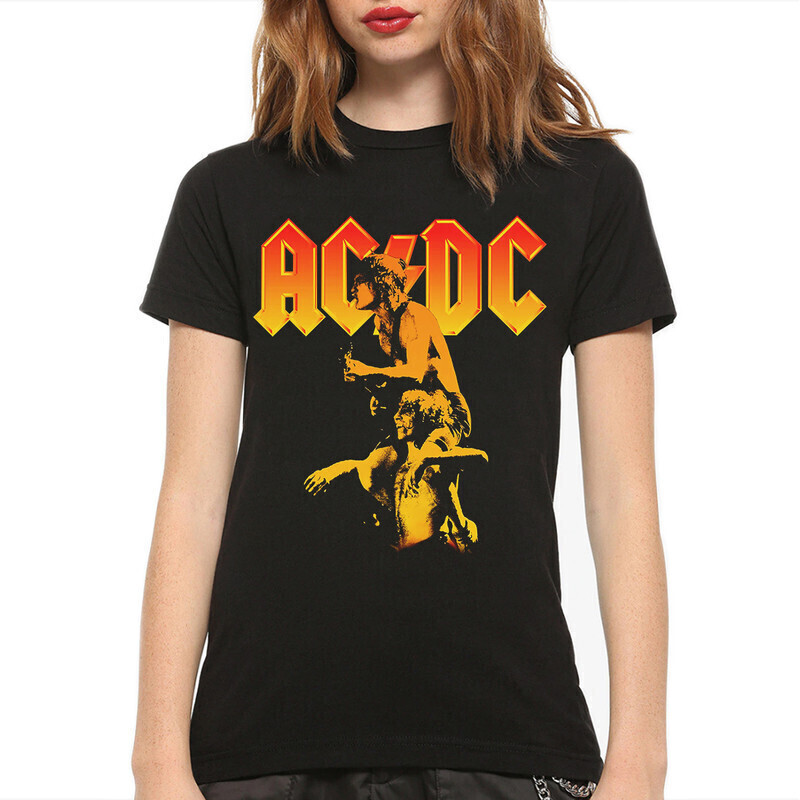 фото Футболка женская dream shirts ac/dc 10007781 черная 3xl