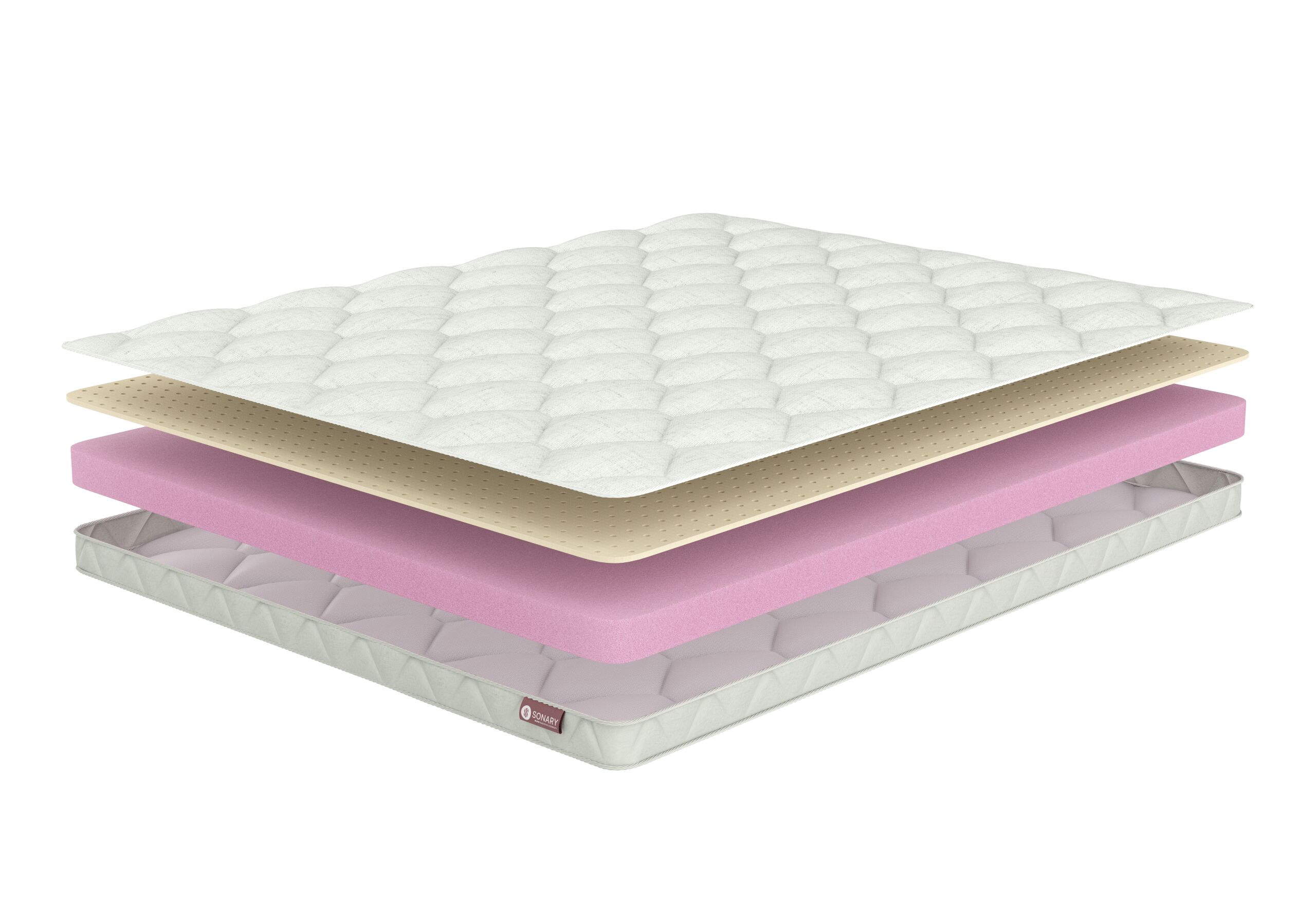 

Матрас Sonary Foam Tone 180х205, Белый, Tone