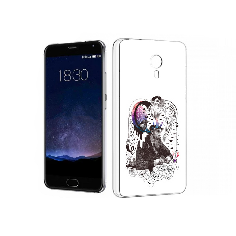 

Чехол MyPads Tocco для Meizu Pro 5 абстракция думающий мужчина (PT18126.86.210), Прозрачный, Tocco