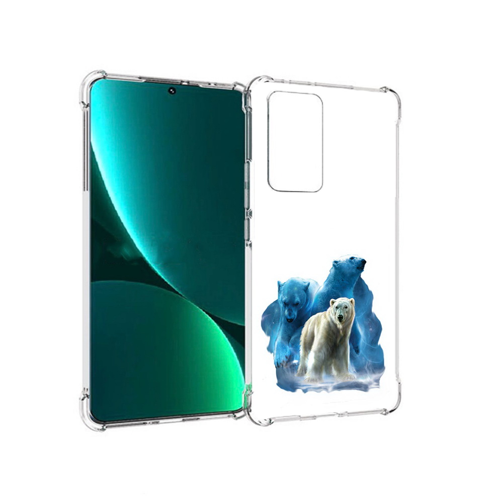 

Чехол MyPads Tocco для Xiaomi 12 Pro полярный медведь (PT226953.293.549), Прозрачный, Tocco
