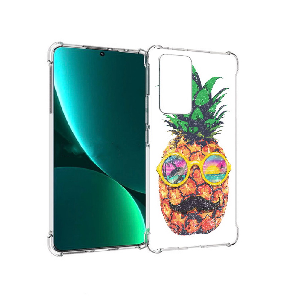 

Чехол MyPads Tocco для Xiaomi 12 Pro прикольный ананас с лицом (PT226953.293.556), Прозрачный, Tocco