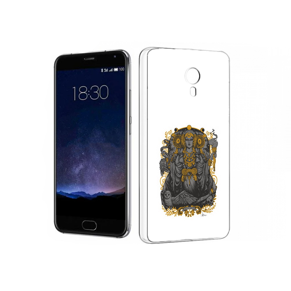 

Чехол MyPads Tocco для Meizu Pro 5 божество с золотыми элементами (PT18126.86.241), Прозрачный, Tocco