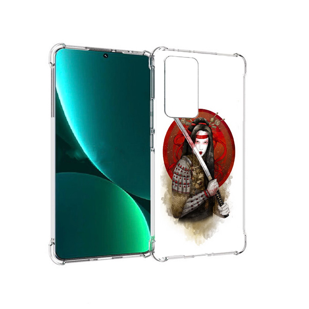 

Чехол MyPads Tocco для Xiaomi 12 Pro рисованная девушка с катаной (PT226953.293.580), Прозрачный, Tocco
