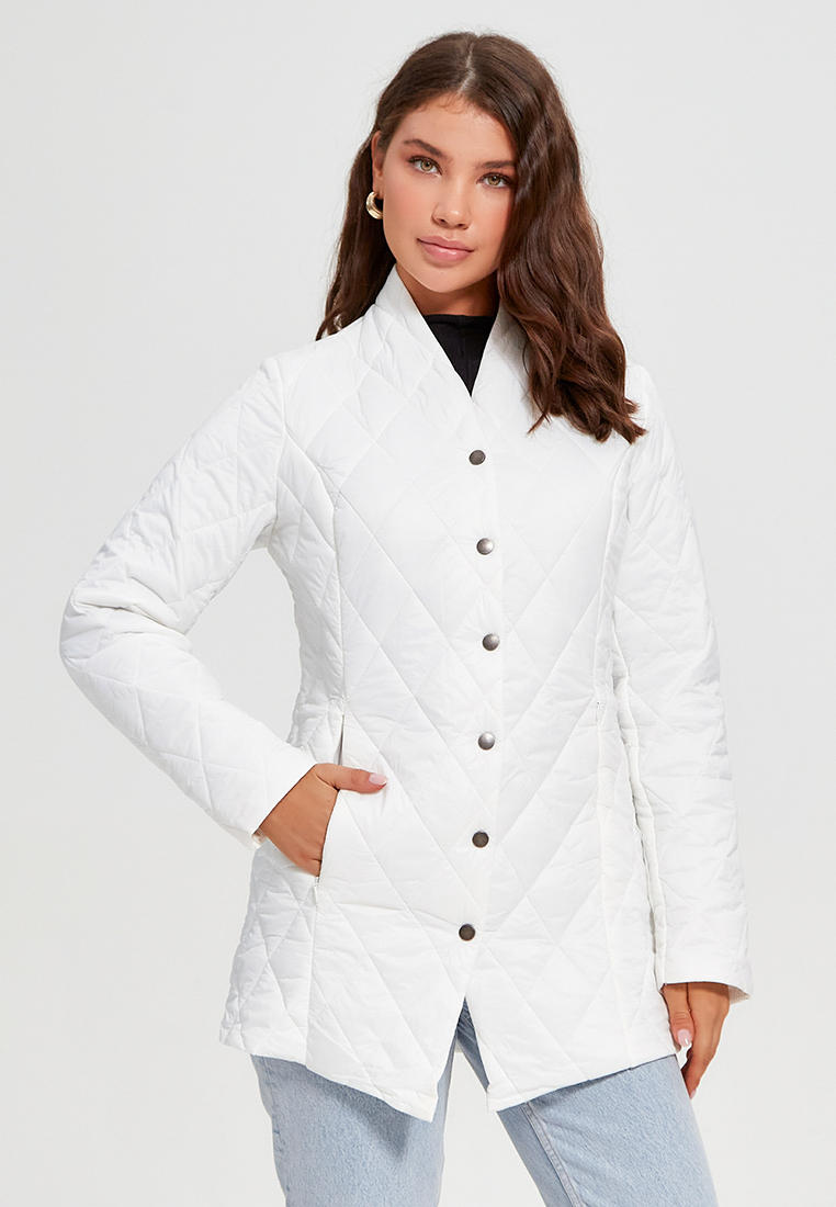 фото Куртка женская marco bonne` r268pes белая xl