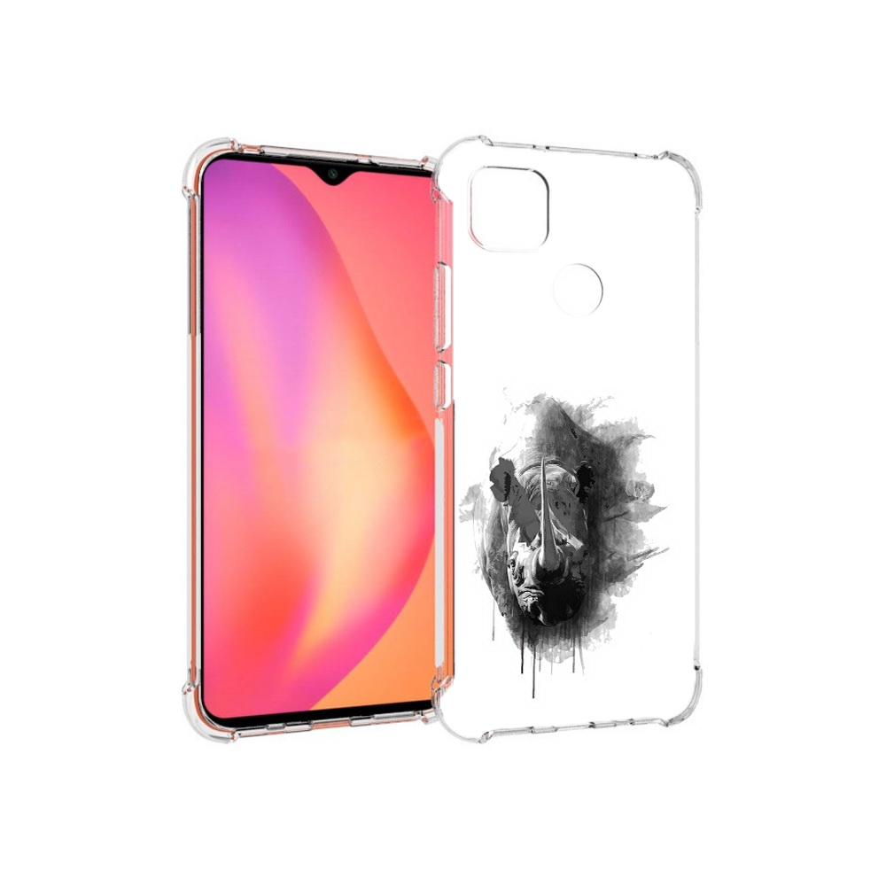 

Чехол MyPads Tocco для Xiaomi Redmi 9C носорог (PT152115.265.523), Прозрачный, Tocco