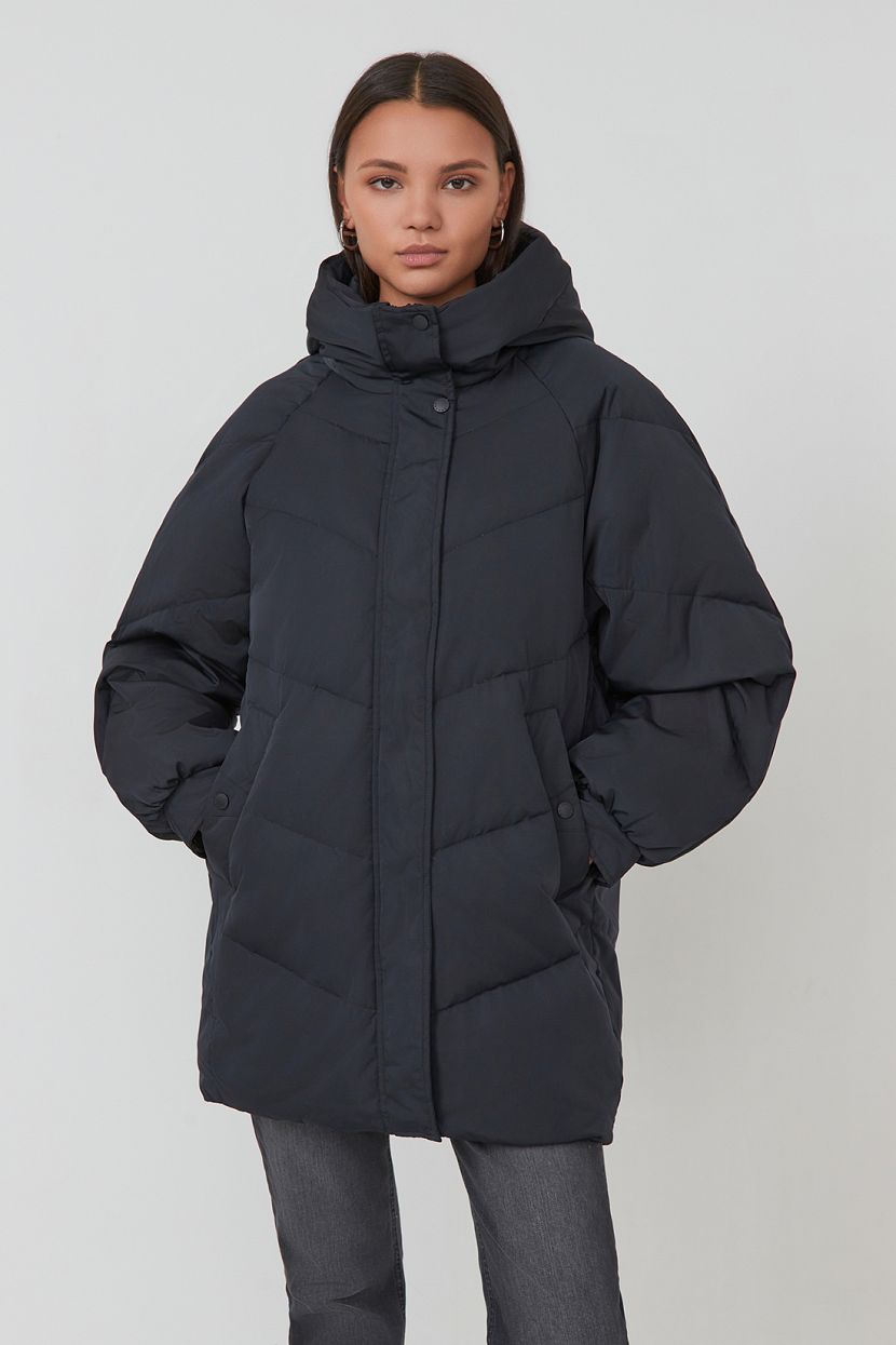 

Пуховик женский Baon B0023569 черный 2XL, B0023569