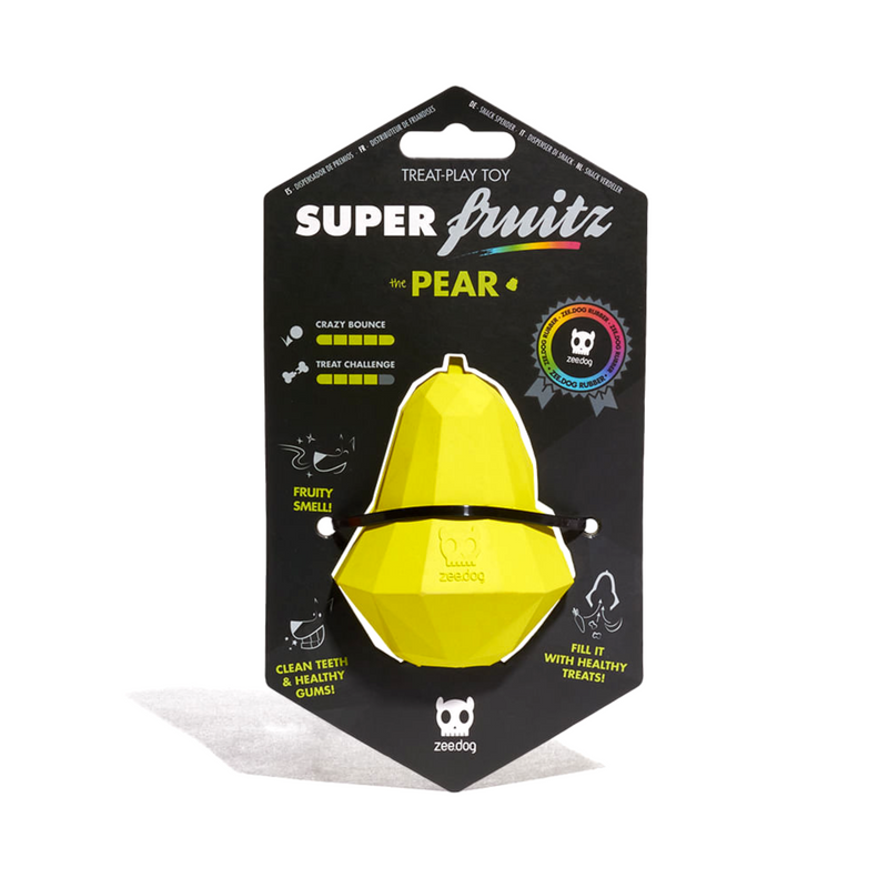 

Игрушка для собак Zee.Dog SUPER PEAR развивающая, зеленый, резина, 8 см, Игрушка SUPER PEAR