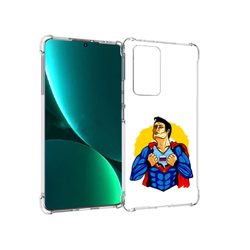 

Чехол MyPads Tocco для Xiaomi 12 Pro русский супермен (PT226953.293.591), Прозрачный, Tocco