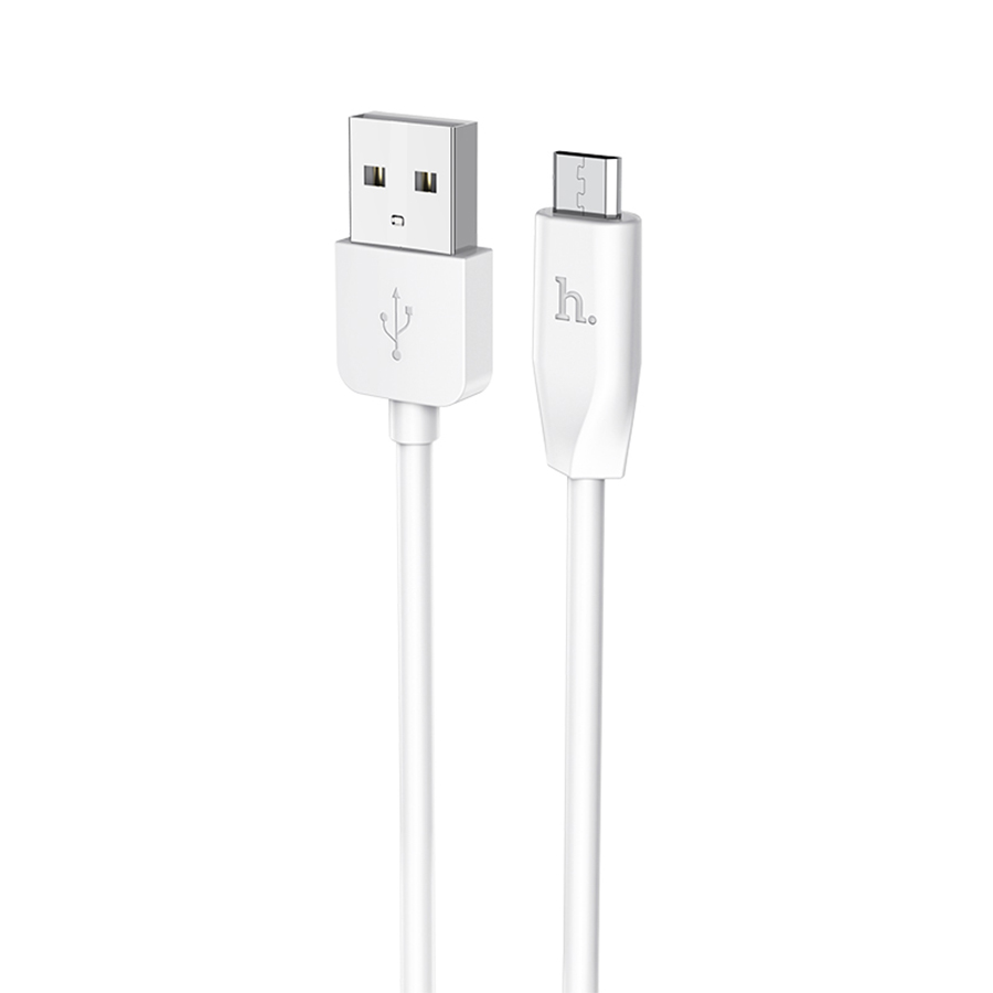 

Кабель Hoco X1 USB - Micro USB, 2.1 А, 2 м, белый, X1 Rapid