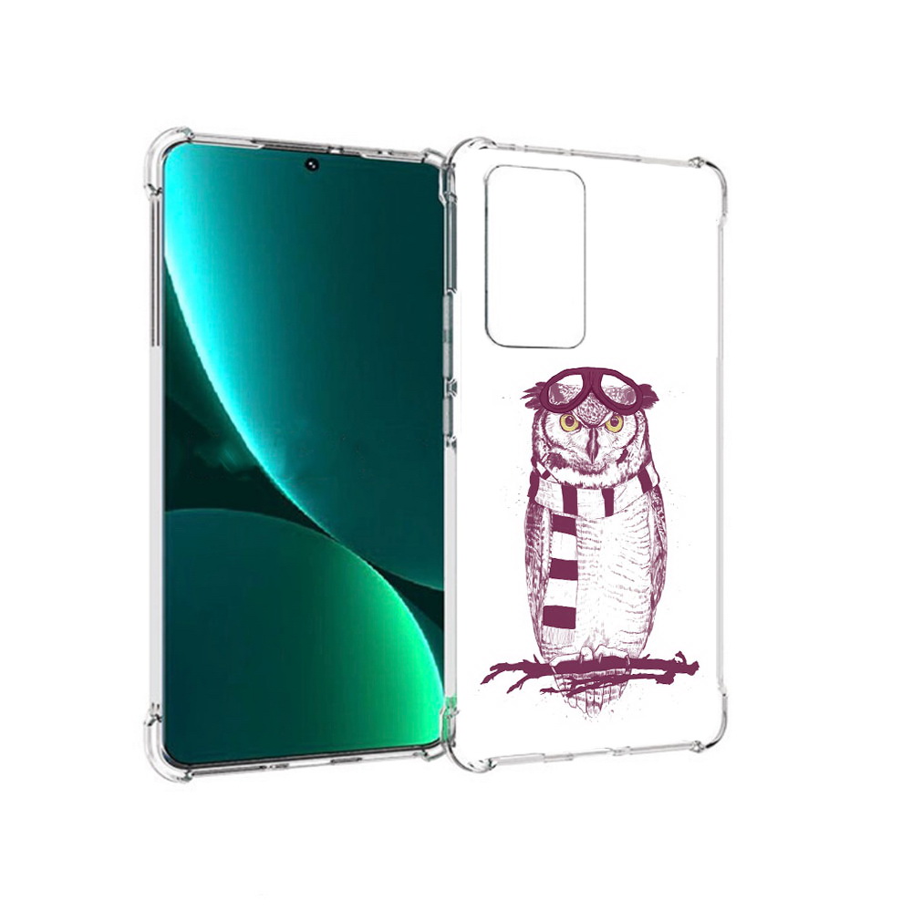 

Чехол MyPads Tocco для Xiaomi 12 Pro сова-летчик (PT226953.293.612), Прозрачный, Tocco