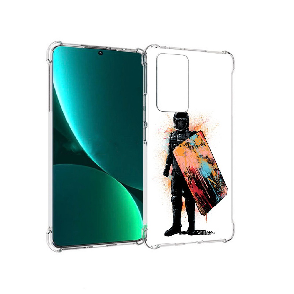 

Чехол MyPads Tocco для Xiaomi 12 Pro солдат с красочным щитом (PT226953.293.614), Прозрачный, Tocco