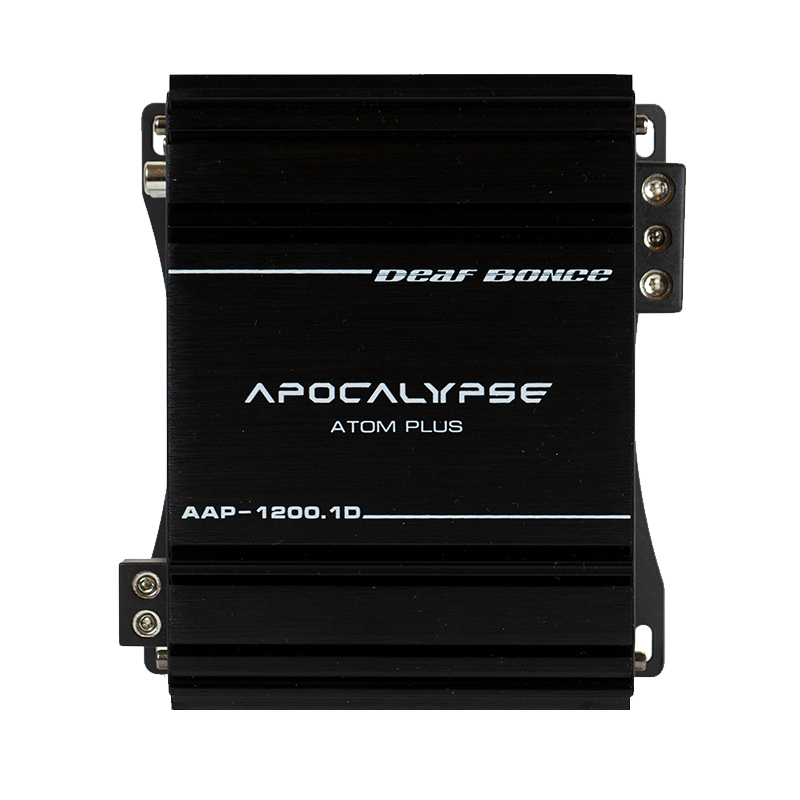 Усилитель автомобильный APOCALYPSE AAP-1200.1D ATOM PLUS 1 канальный (моноблок)