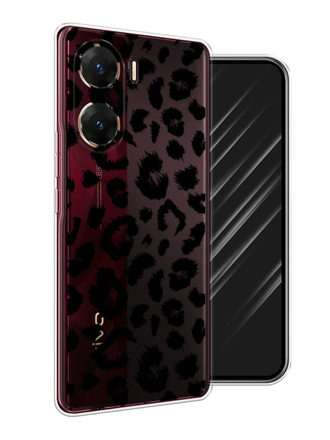 

Чехол Awog на Vivo V29e "Окрас леопарда фон", Черный, 269450-1