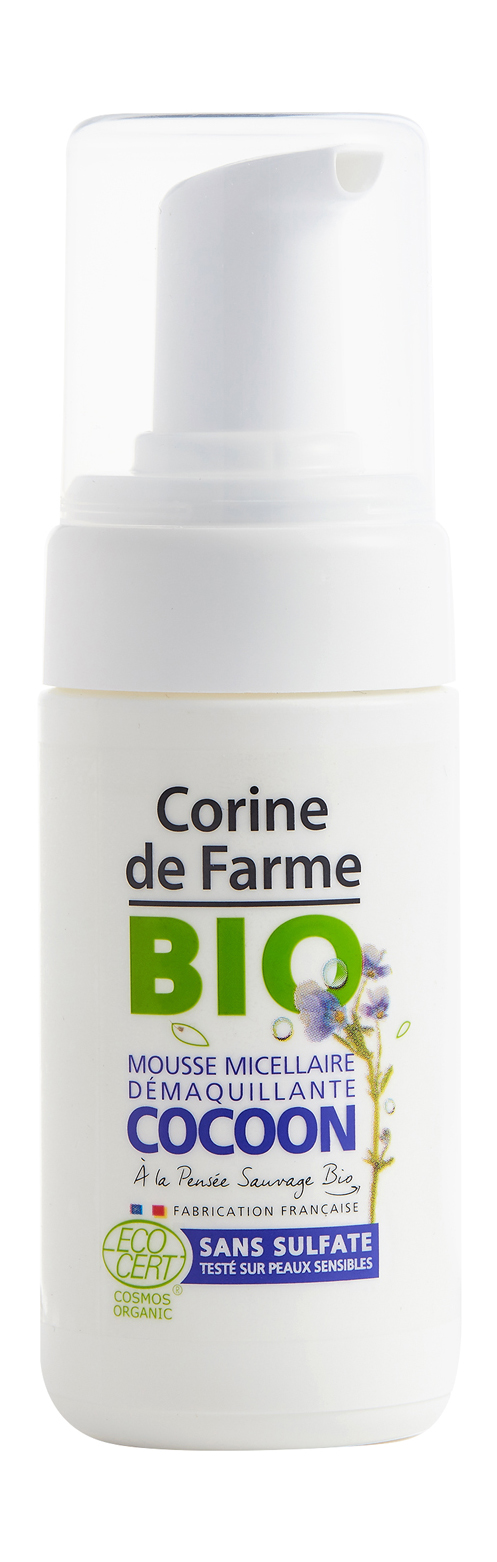 

Мицеллярная пенка Corine de Farme Cocoon - Certifiée Bio для лица очищающая 100 мл