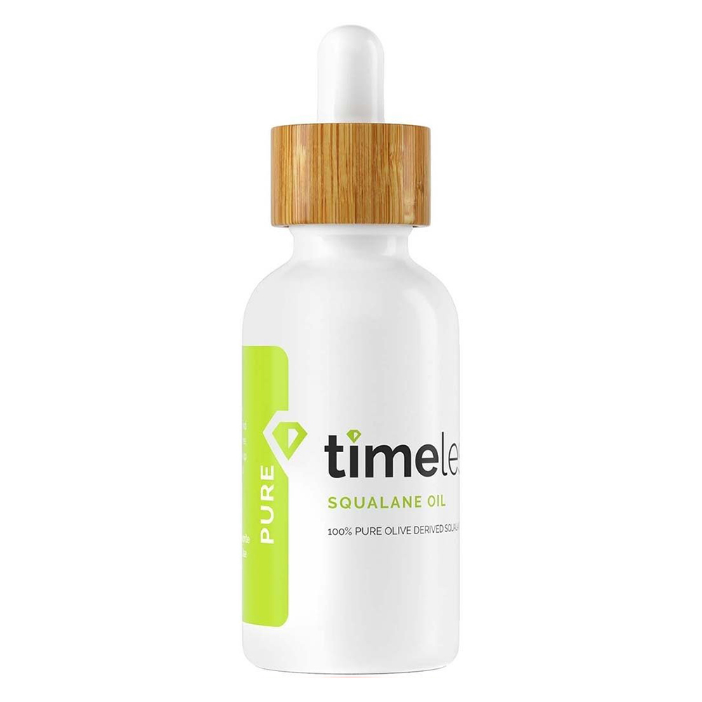фото Гипоаллергенная ампула с 100% маслом сквалана timeless skin care squalane 100% pure, 30 мл