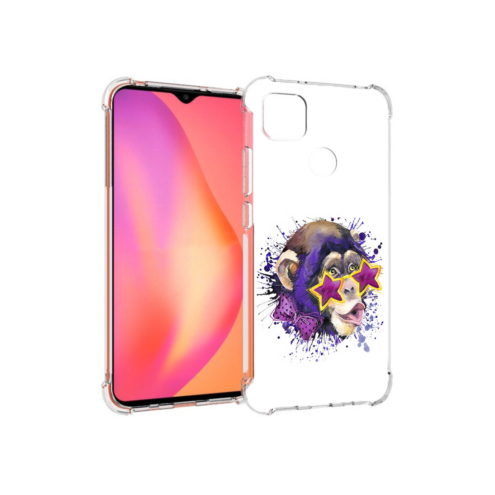 Чехол MyPads Tocco для Xiaomi Redmi 9C обезьяна в очках (PT152115.265.524)