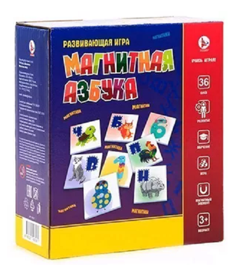 

Настольная игра Ракета Азбука магнитная