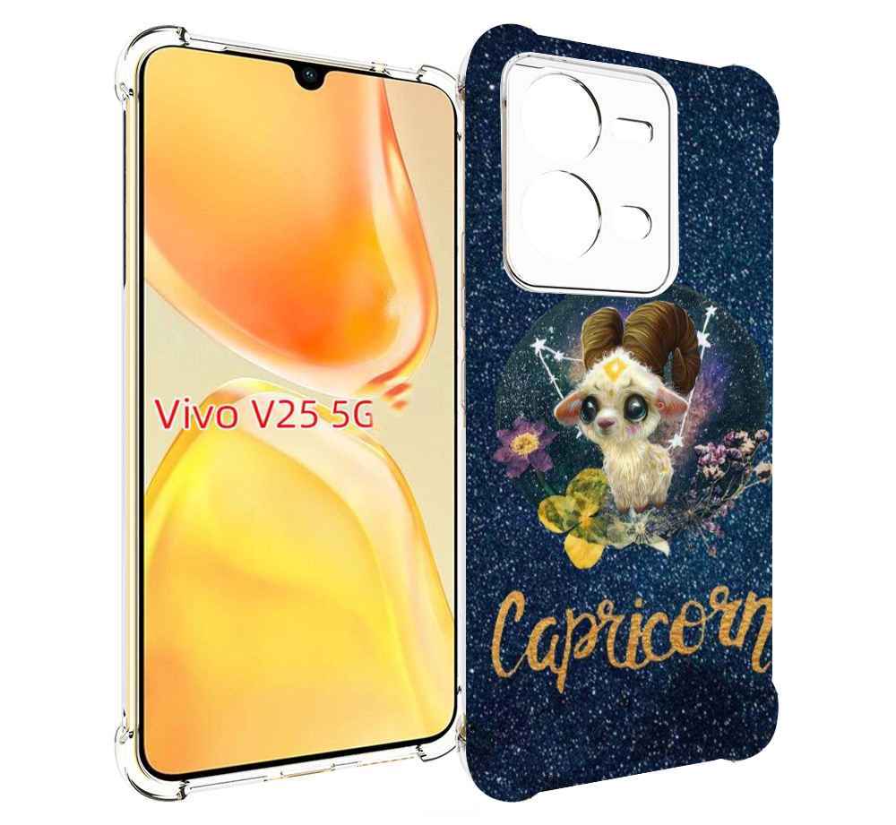 

Чехол MyPads знак зодиака козерог 3 для Vivo V25 5G / V25e, Прозрачный, Tocco
