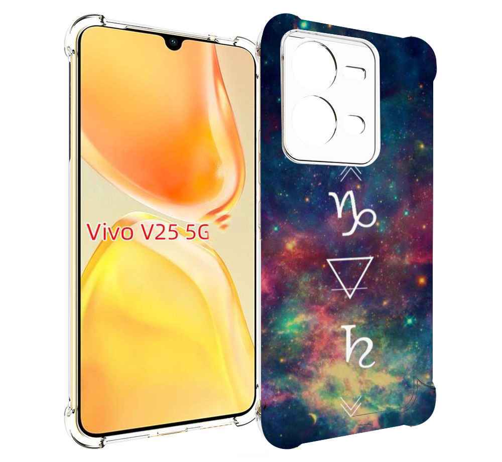 

Чехол MyPads знак зодиака козерог 5 для Vivo V25 5G / V25e, Прозрачный, Tocco