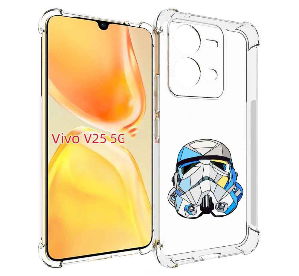 

Чехол MyPads star wars дарт вейдер для Vivo V25 5G / V25e, Прозрачный, Tocco