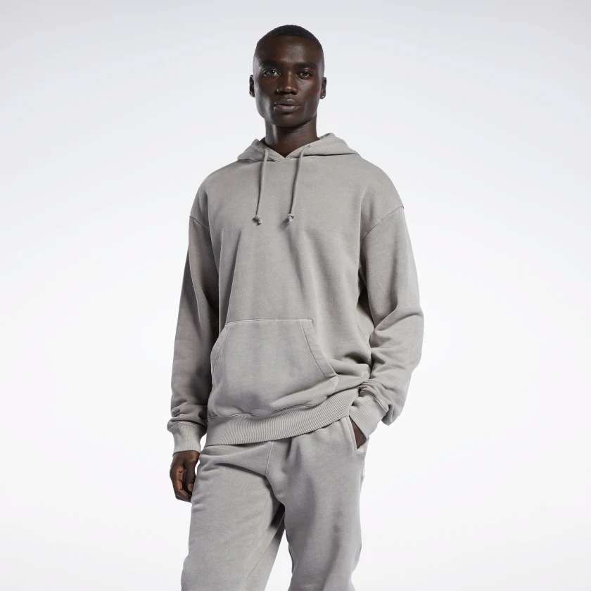 

Худи мужское Reebok HB5967 серое S, HB5967