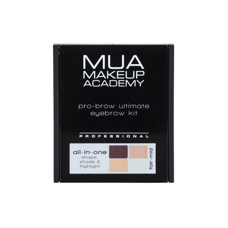 Набор для оформления бровей MUA Makeup Academy Brow Kit Fair/Mid