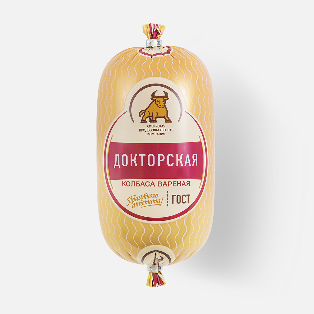 

Колбаса Сибирская Продовольственная Компания Докторская вареная 450 г