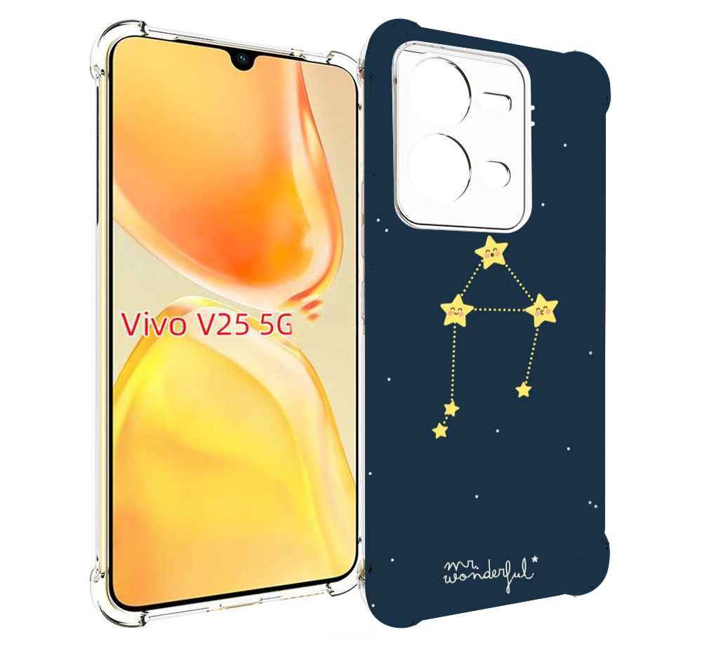 

Чехол MyPads знак-зодиака-весы-1 для Vivo V25 5G / V25e, Прозрачный, Tocco