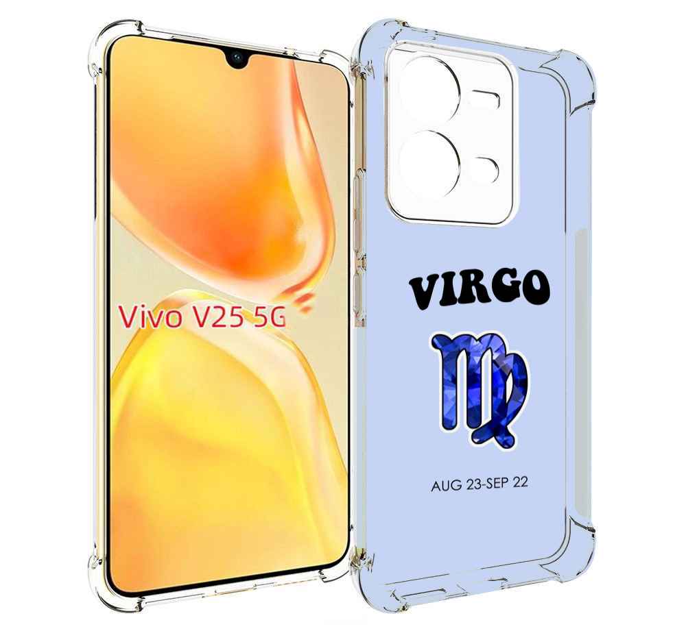 

Чехол MyPads знак-зодиака-дева-1 для Vivo V25 5G / V25e, Прозрачный, Tocco