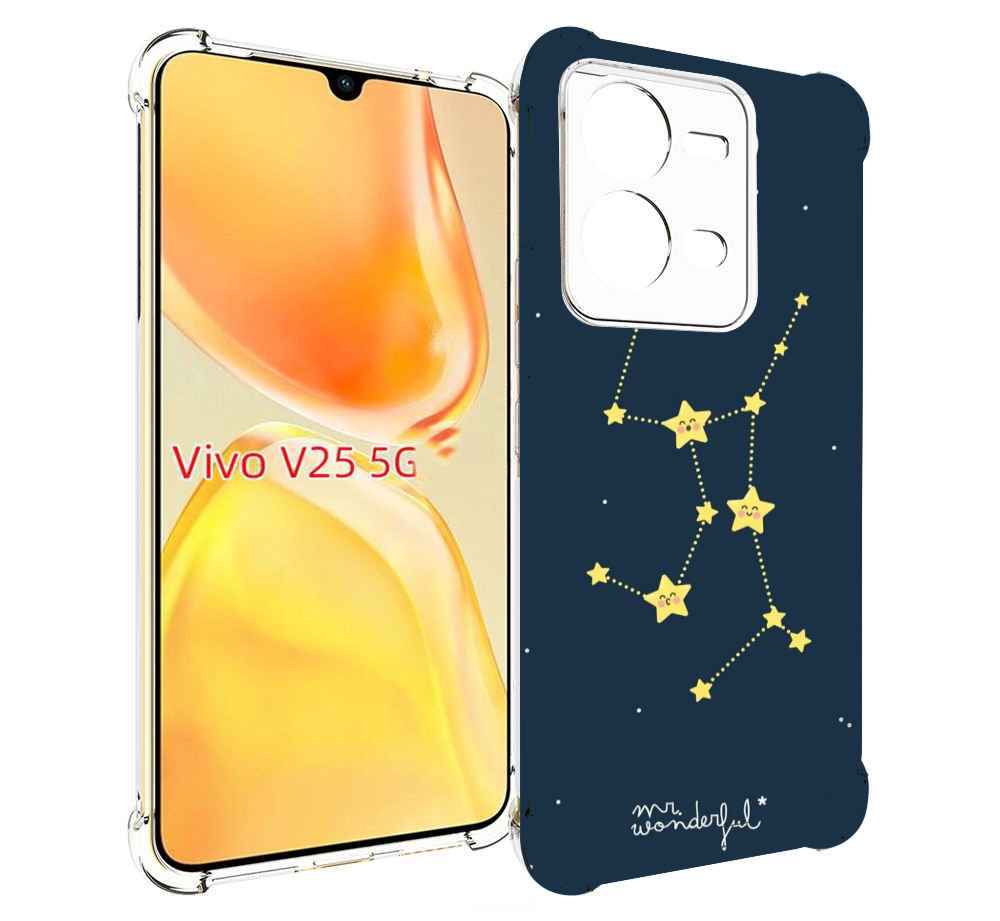 

Чехол MyPads знак-зодиака-дева-3 для Vivo V25 5G / V25e, Прозрачный, Tocco