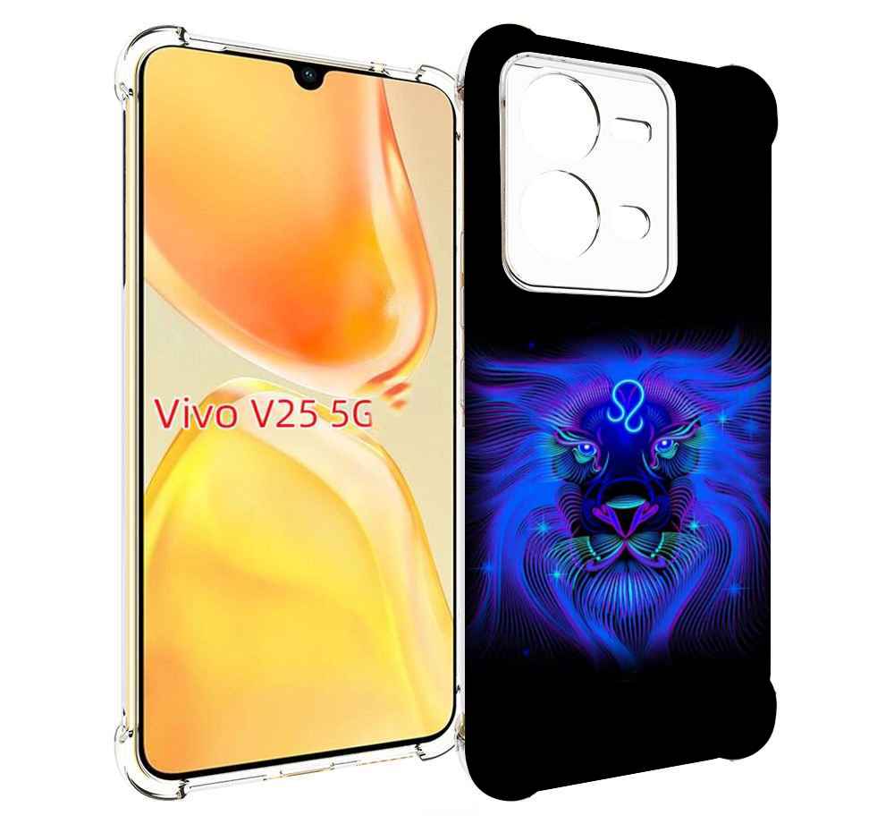 

Чехол MyPads знак-зодиака-лев-3 для Vivo V25 5G / V25e, Прозрачный, Tocco