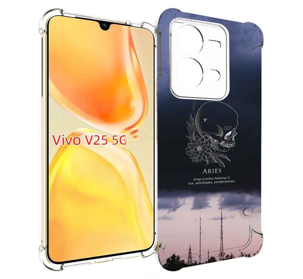 

Чехол MyPads знак-зодиака-овен-4 для Vivo V25 5G / V25e, Прозрачный, Tocco
