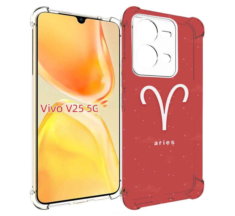 

Чехол MyPads знак-зодиака-овен-5 для Vivo V25 5G / V25e, Прозрачный, Tocco