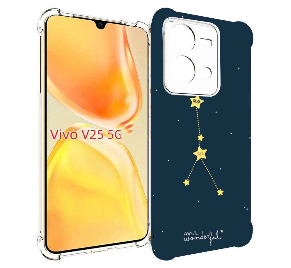 

Чехол MyPads знак-зодиака-рак-3 для Vivo V25 5G / V25e, Прозрачный, Tocco