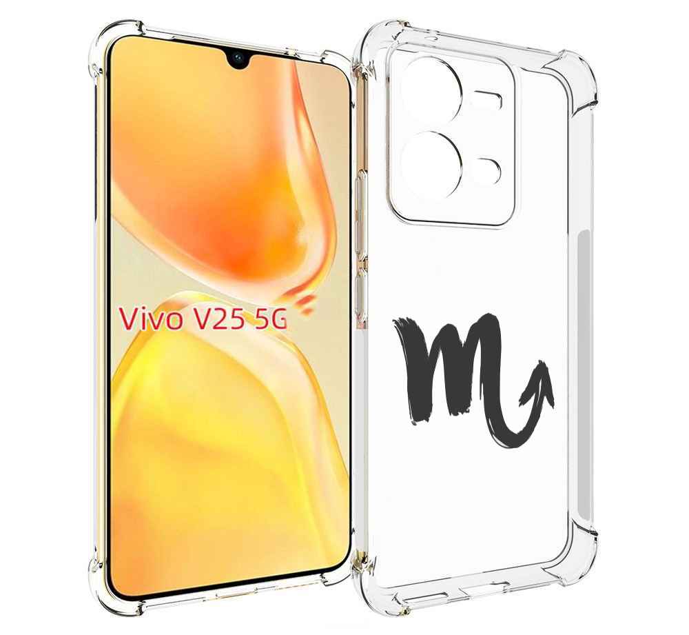 

Чехол MyPads знак-зодиака-скорпион-7 для Vivo V25 5G / V25e, Прозрачный, Tocco