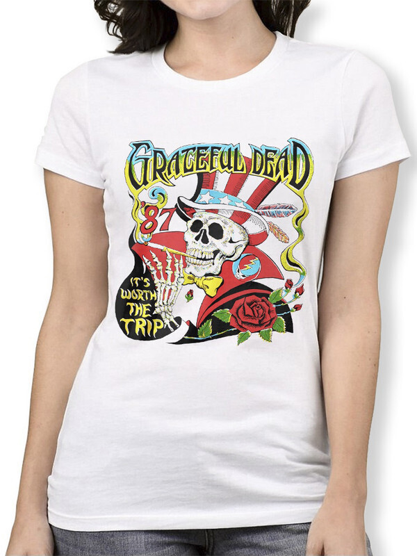 

Футболка женская Design Heroes Grateful Dead белая L, Белый, Grateful Dead