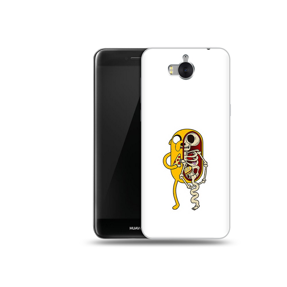 

Чехол MyPads Tocco для Huawei Y5 Джейк скелет (PT91582.58.64), Прозрачный, Tocco