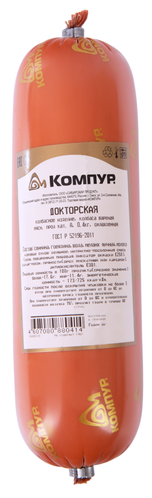 

Колбаса Компур Докторская вареная 400 г