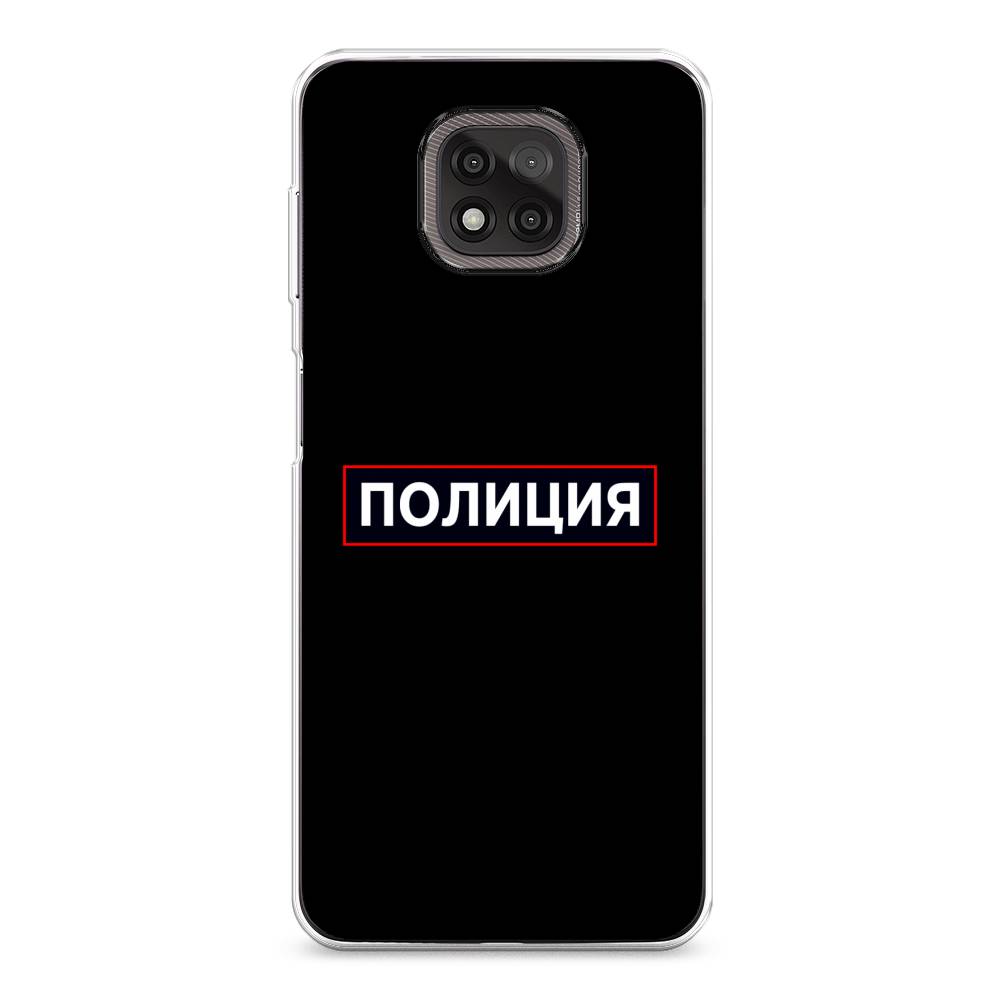 

Чехол Awog на Motorola Moto G Power 2021 "Police logo", Разноцветный, 242750-5