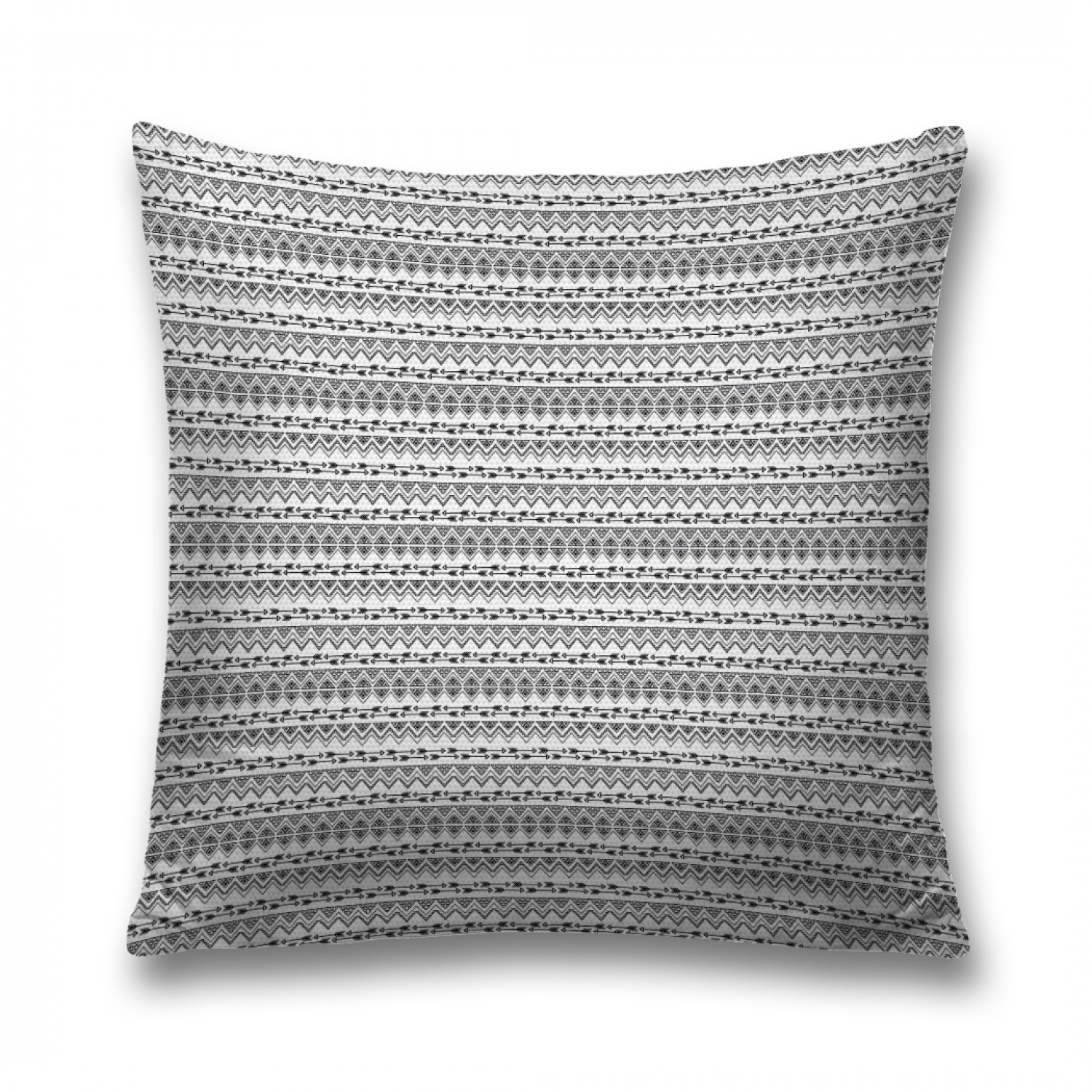 

Наволочка декоративная JoyArty "Богемные зигзаги и стрелы" на молнии, 45x45 см, Серый, Богемные зигзаги и стрелы