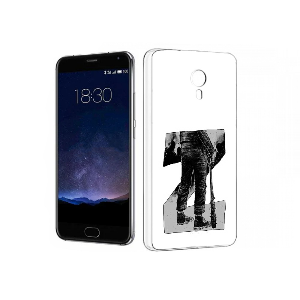 

Чехол MyPads Tocco для Meizu Pro 5 воин черно белый (PT18126.86.265), Tocco