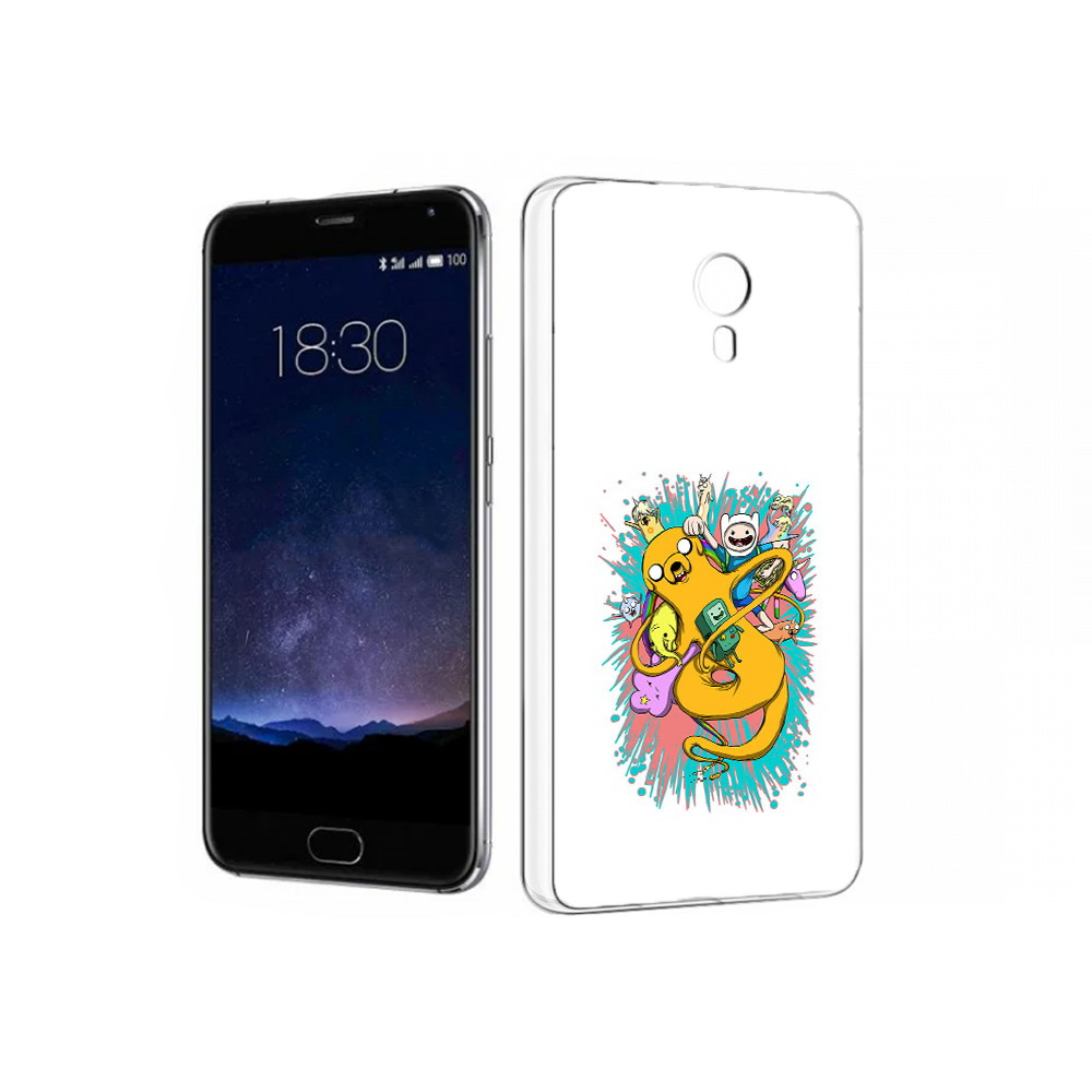 

Чехол MyPads Tocco для Meizu Pro 5 время приключений рисунок (PT18126.86.276), Прозрачный, Tocco
