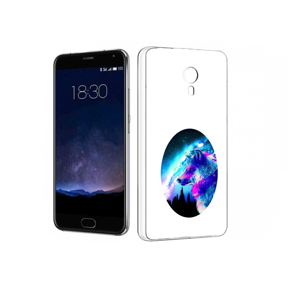 

Чехол MyPads Tocco для Meizu Pro 5 голубой волк (PT18126.86.293), Прозрачный, Tocco