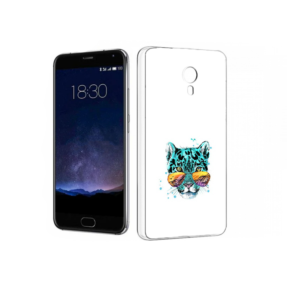 

Чехол MyPads Tocco для Meizu Pro 5 голубой лео (PT18126.86.294), Прозрачный, Tocco