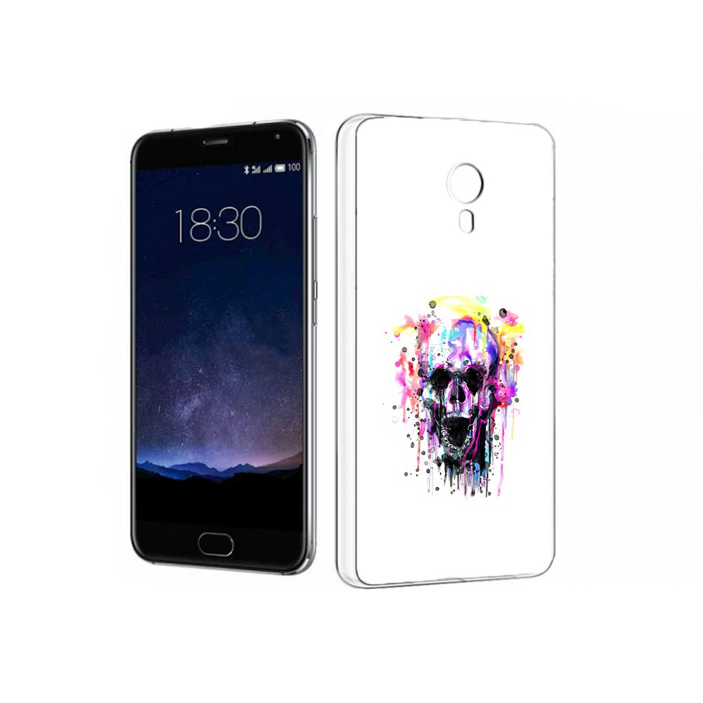 

Чехол MyPads Tocco для Meizu Pro 5 граффити череп (PT18126.86.298), Прозрачный, Tocco