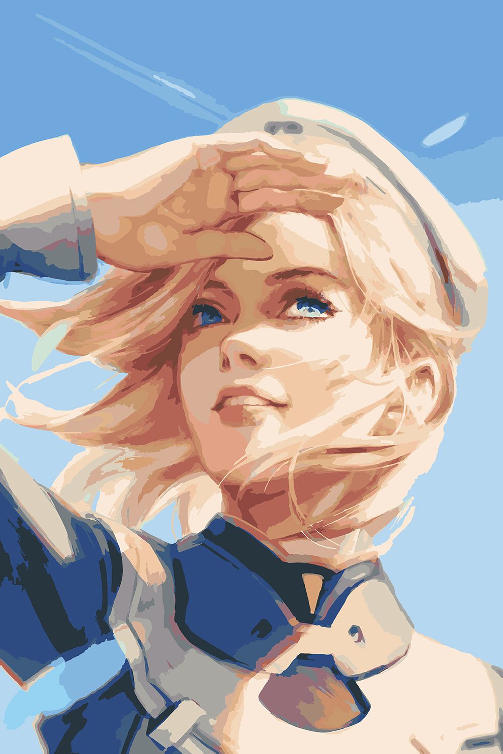 

Картина по номерам Красиво Красим Overwatch - Ангел Combat Medic Ziegler, 70 х 90 см, Overwatch - Ангел Combat Medic Ziegler