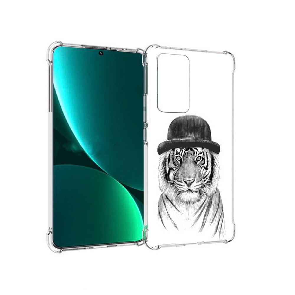 

Чехол MyPads Tocco для Xiaomi 12 Pro тигр британец (PT226953.293.641), Прозрачный, Tocco