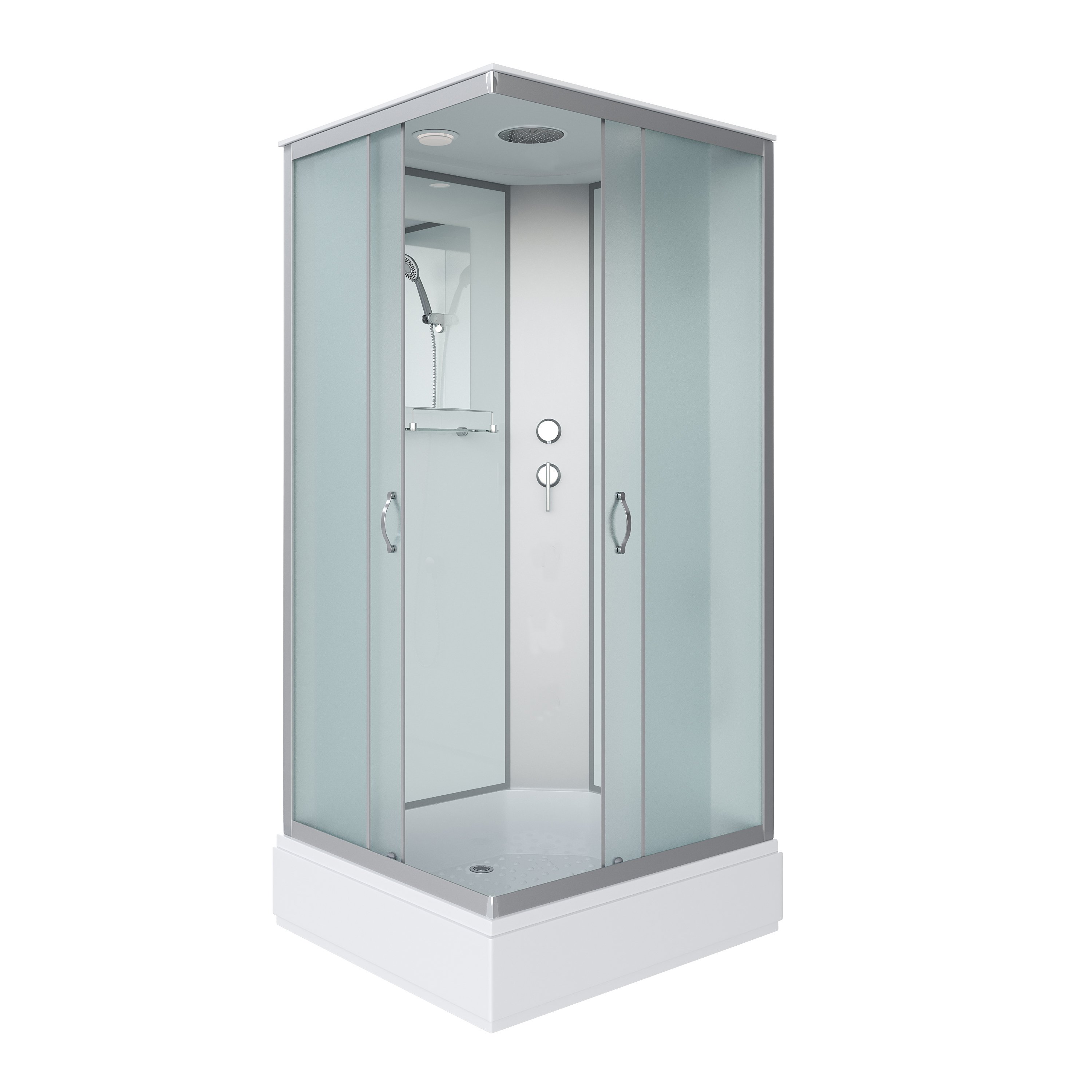 

Душевая кабина Niagara Classic 100x80x215 средний поддон, матовое стекло 330844Q