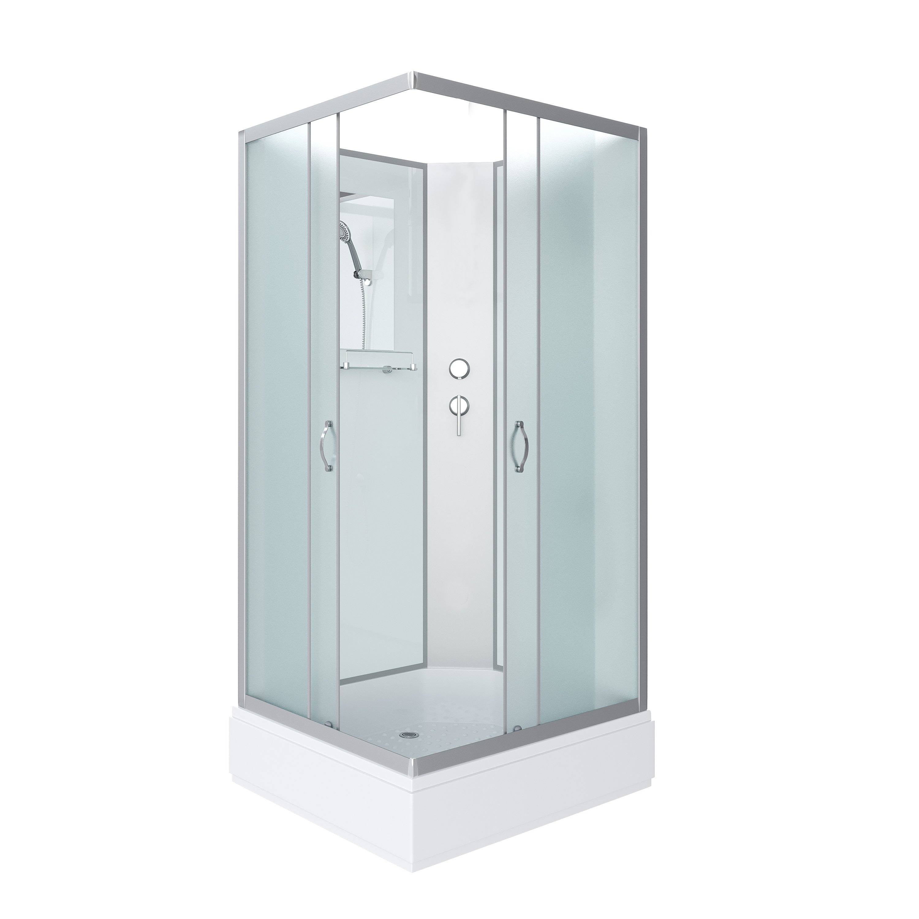 

Душевая кабина Niagara Classic 100x80x200 средний поддон, матовое стекло 330844QBK