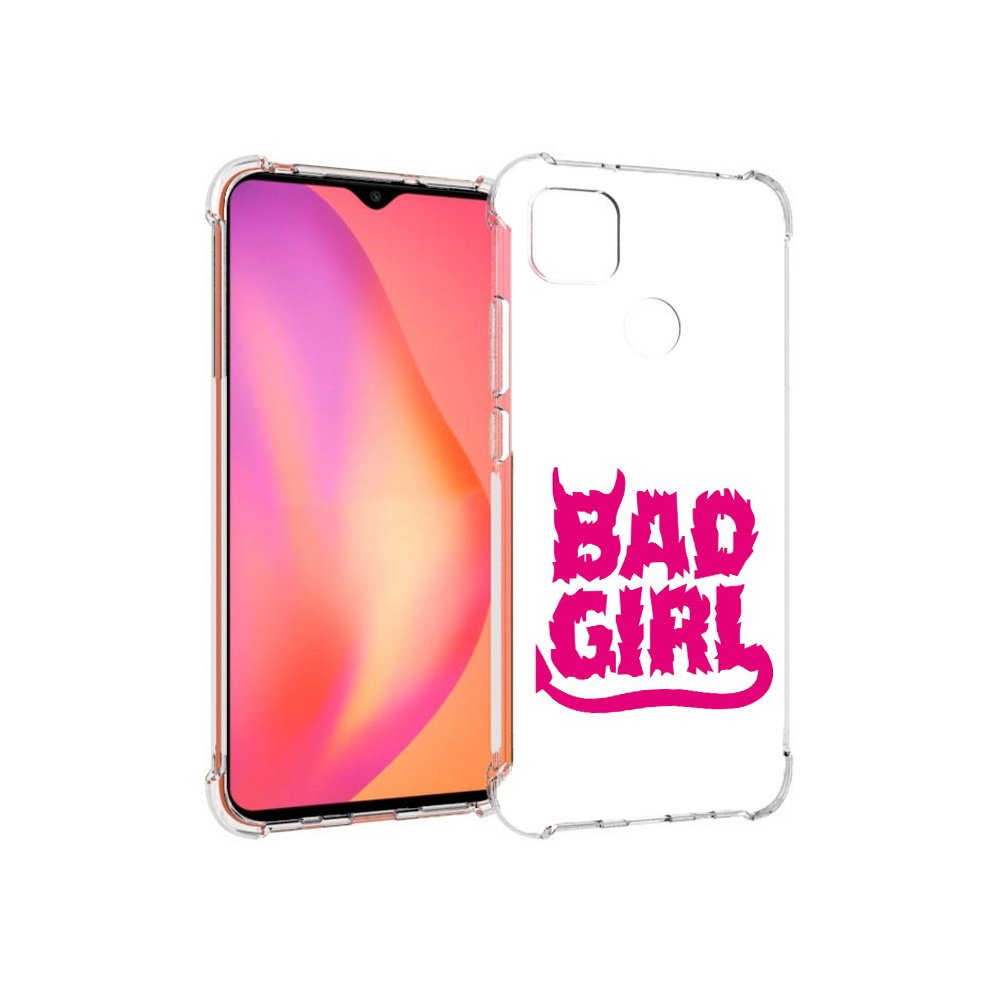 

Чехол MyPads Tocco для Xiaomi Redmi 9C плохая девочка (PT152115.265.545), Прозрачный, Tocco